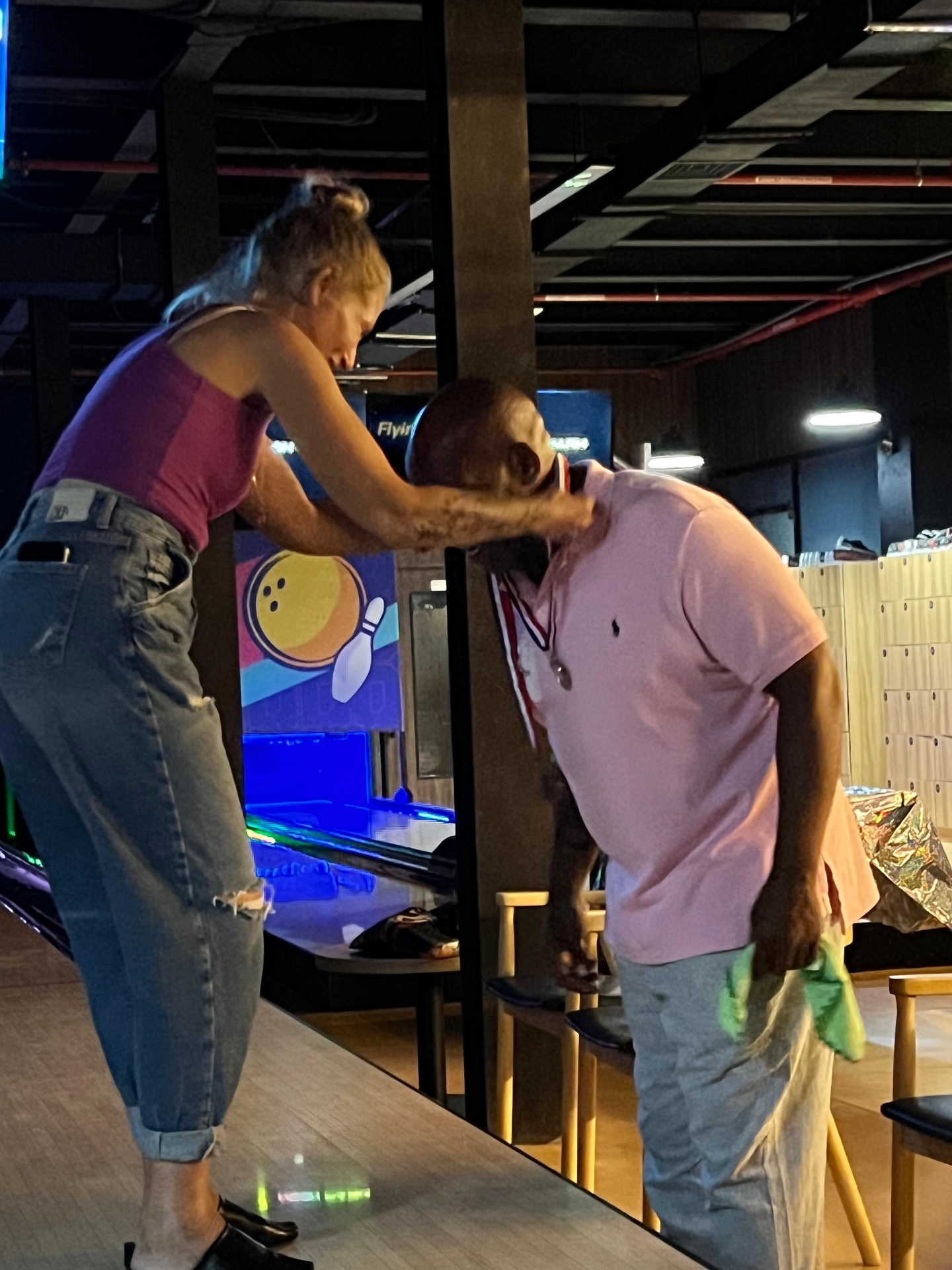Speed Dating Bowling event moment