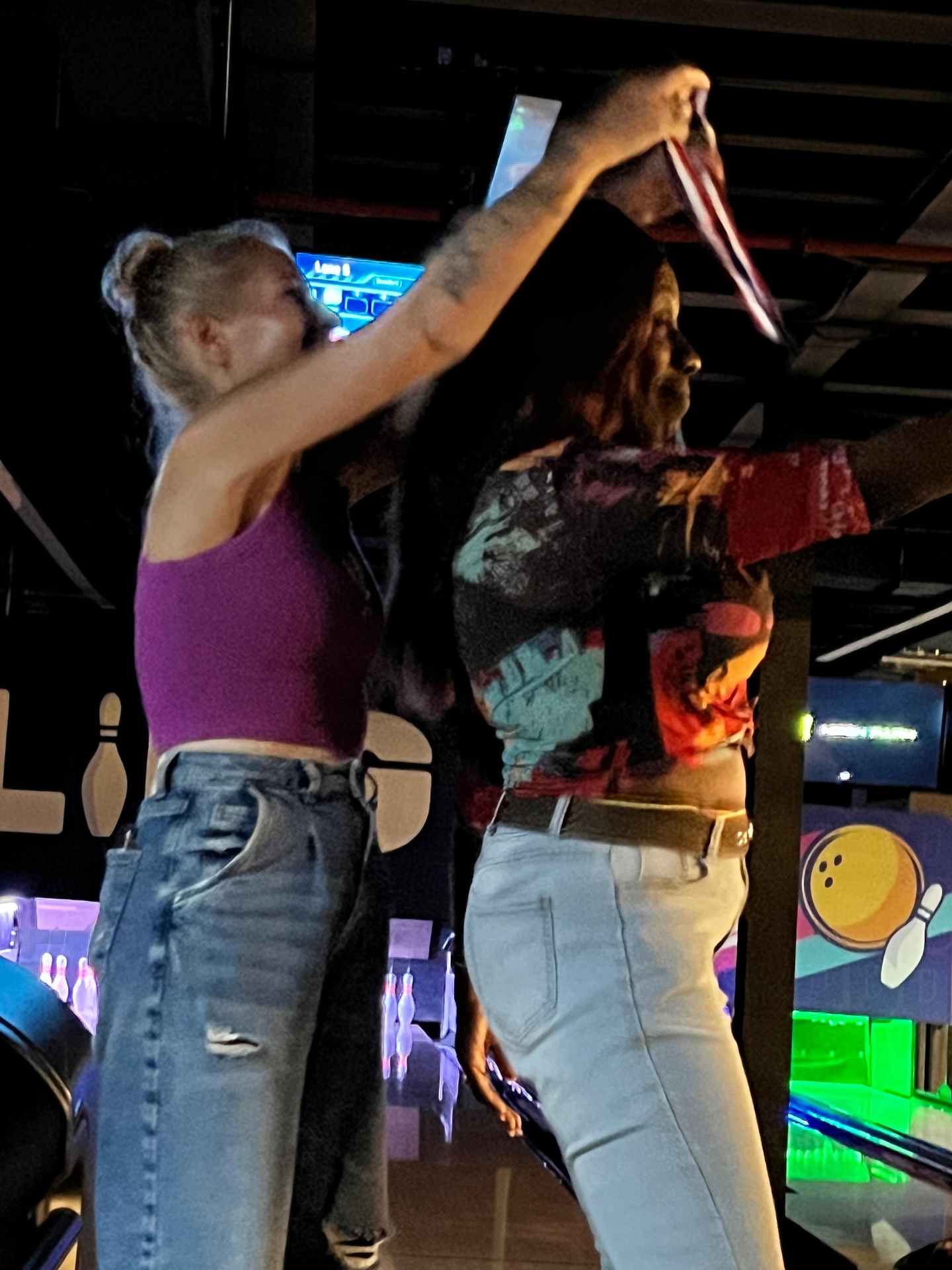 Speed Dating Bowling event moment