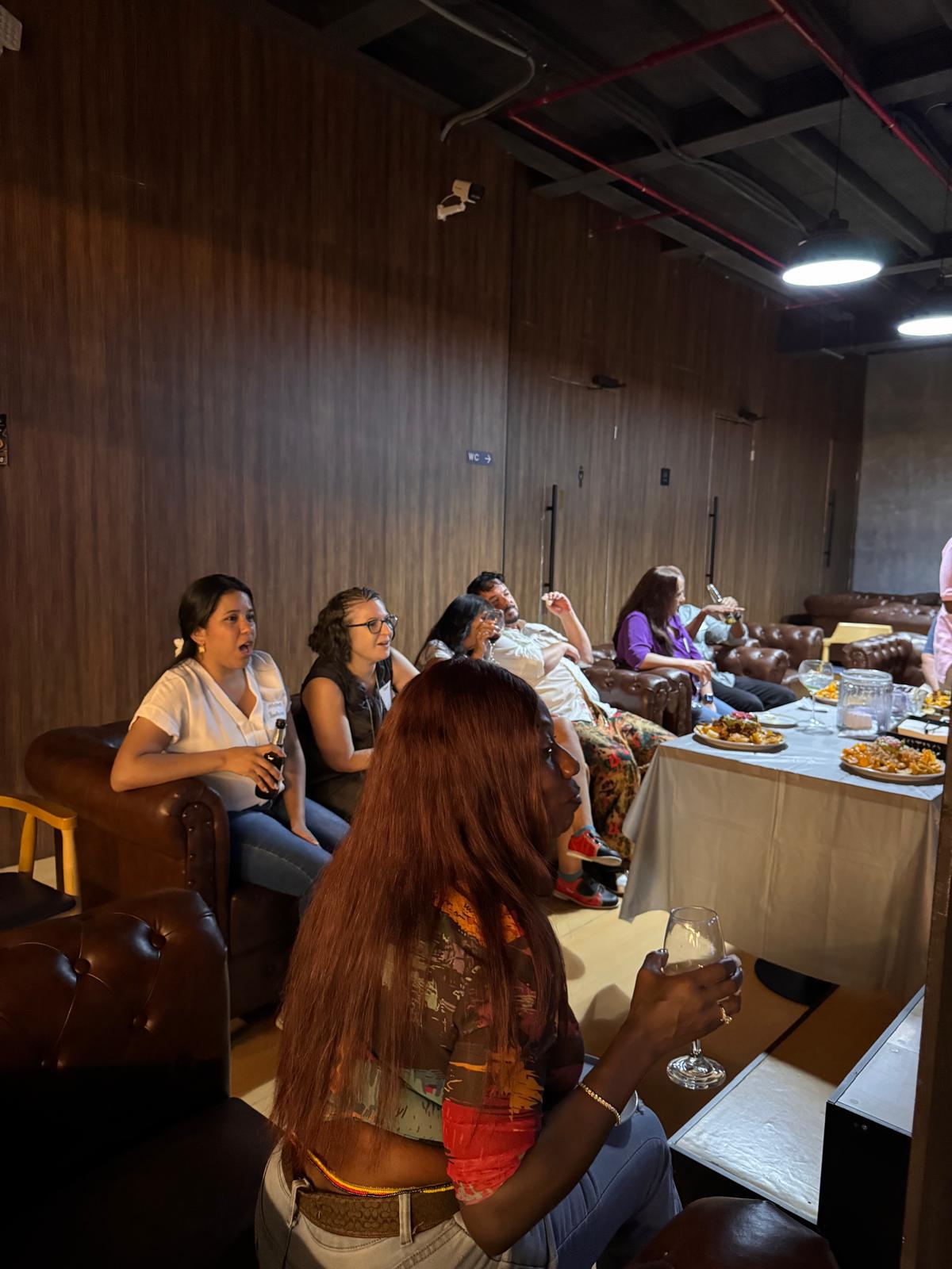 Speed Dating Bowling event moment
