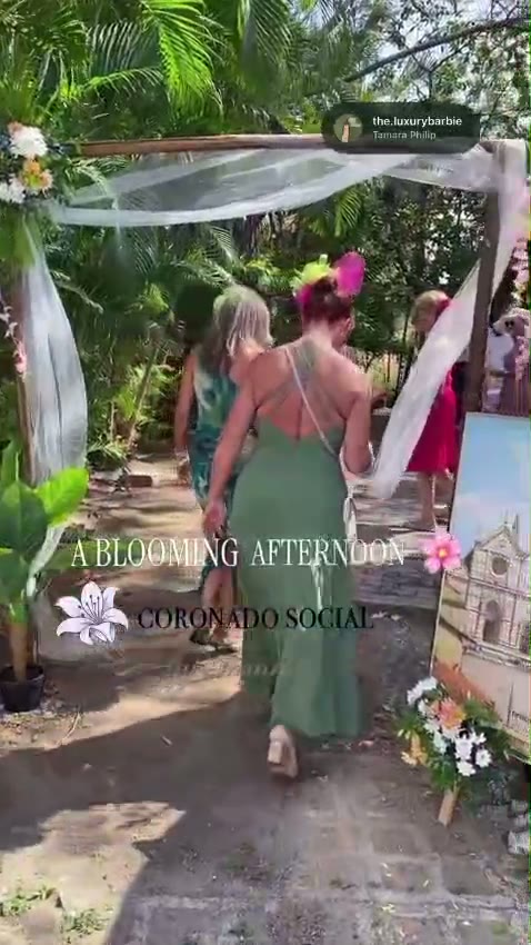 Afternoon in Bloom event moment