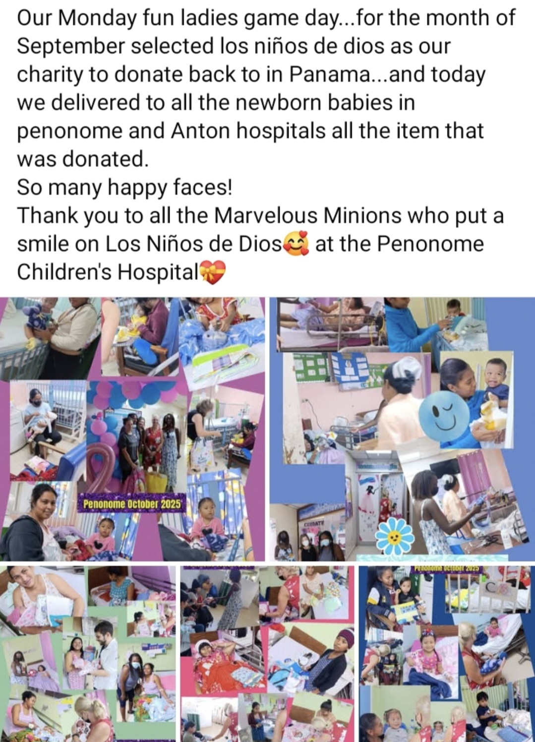 Giving back to Niños de los Dios