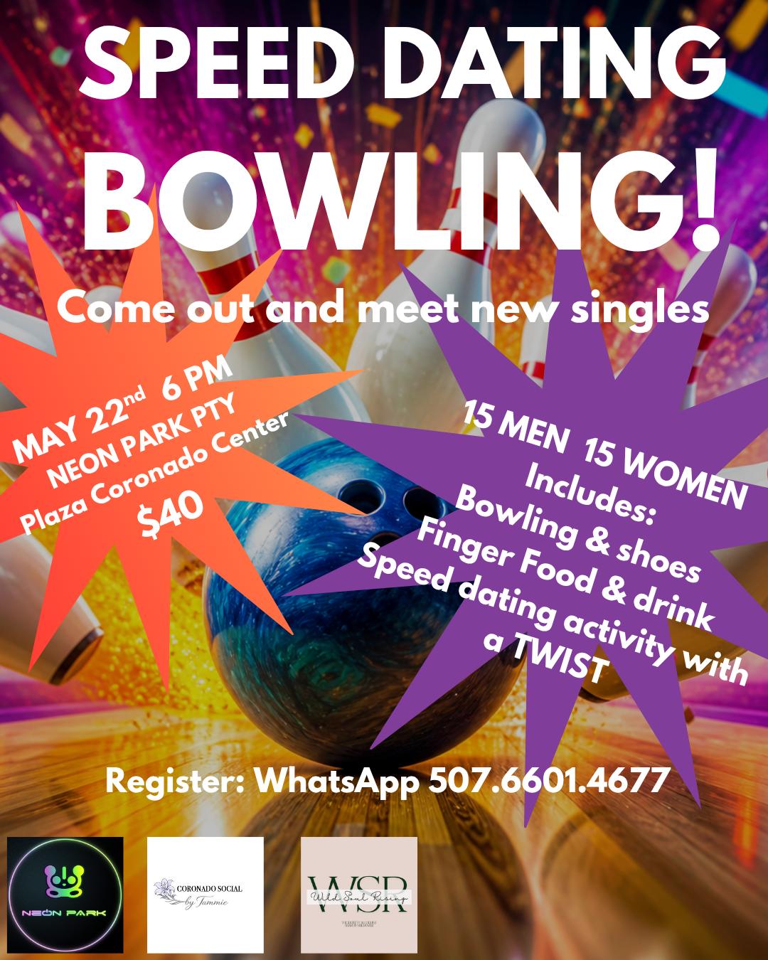 Speed Dating Bowling! event