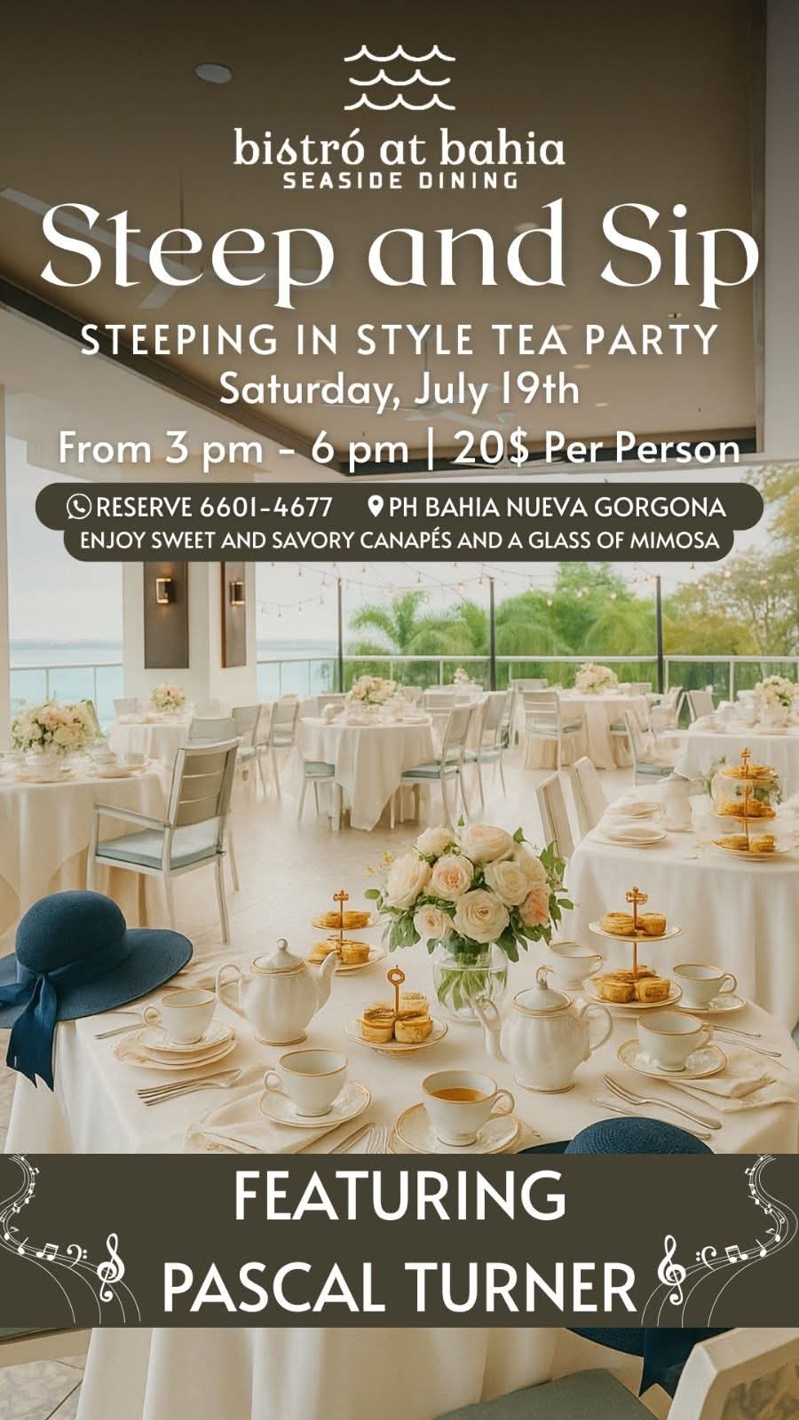 Steep and Sip — Steeping in Style Tea Party event