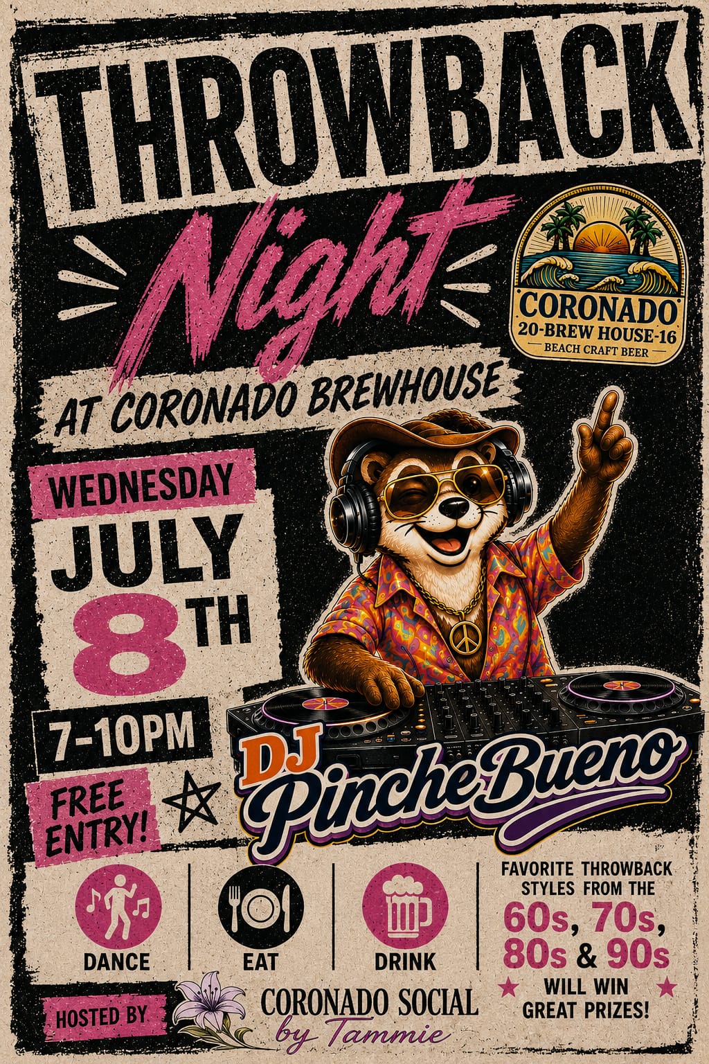 Throwback Night with DJ PincheBueno event